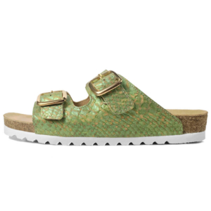 Cork sandals in green embossed cork CR-11513 | view 2