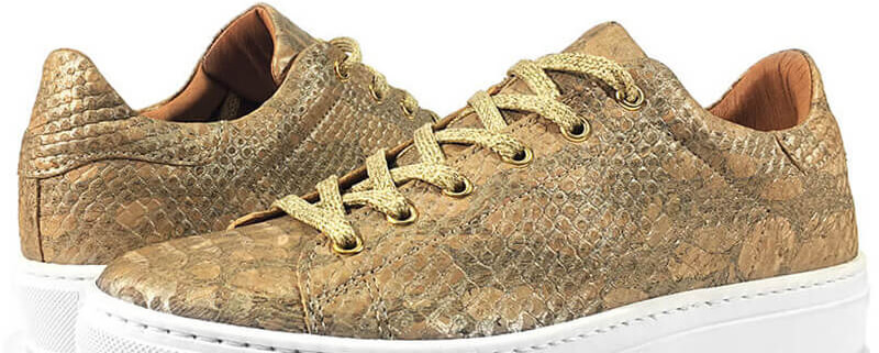 Cork sneakers Gold