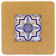 Portuguese tile in a cork frame EC-51506 | view 1