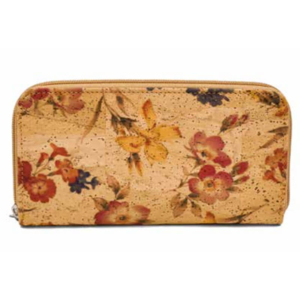 Cork wallet with flower pattern MG-22323
