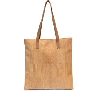 Cork shopping bag with blue tile pattern MD-01612 | view 2