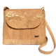 Cork flap bag with golden cork detail MG-01736 | view 1