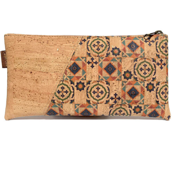Cork purse with tiles MG-28345