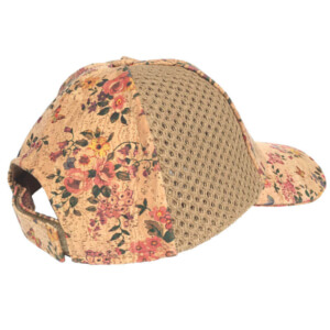 Cork baseball cap with flower pattern TN-24288 | view 2