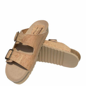 Cork sandals with 2 buckles CR-11800 | view 4