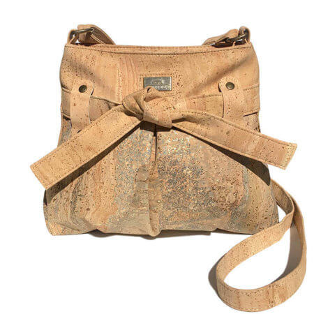 Cork crossbody bag with bow-tie MD-01763 | view 1