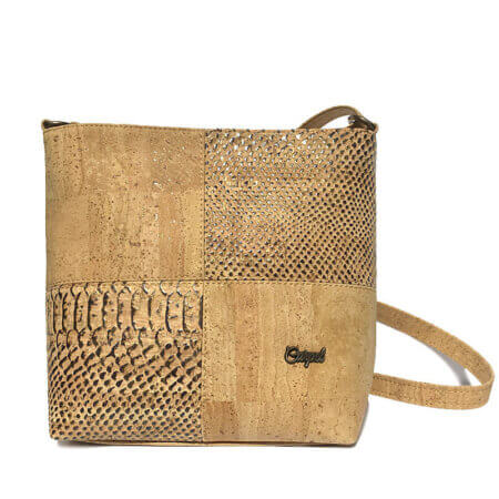 Cork bag with embossed cork squares MG-01304 | view 1