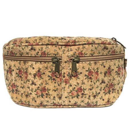 Cork belt bag with flower pattern MG-04301 | view 1
