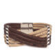 Cork bracelet with brown cork DL-40590 | view 1