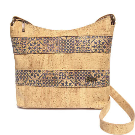 Cork bag with Portuguese Tiles design MG-01148 | view 1