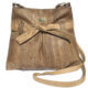 Cork bag in light-brown cork with bow-tie MD-01515 | view 1
