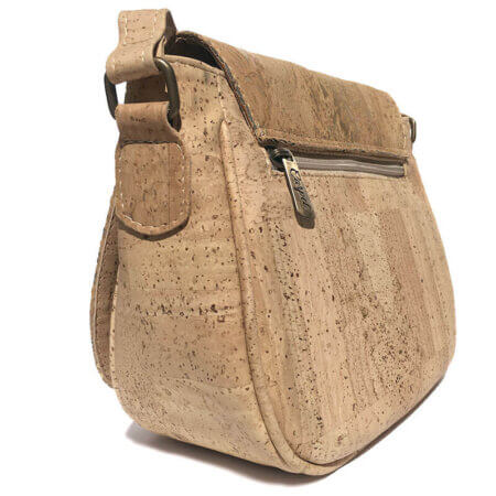 Cork flap bag with golden pattern MG-01822 | view 2