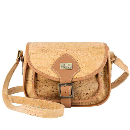 Cork bag with buckle detail MD-01521T